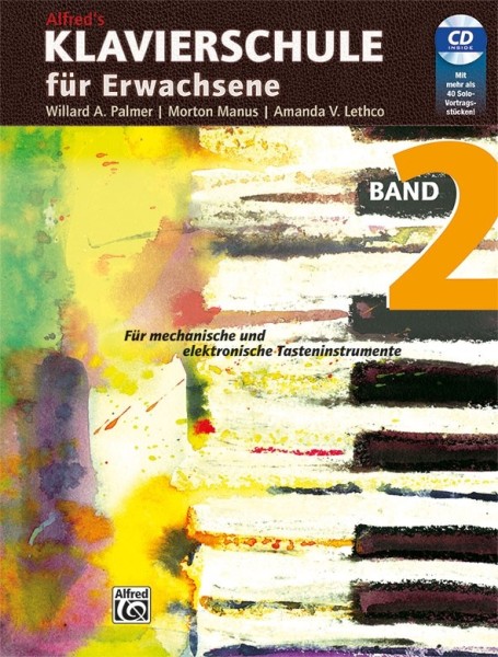 Alfreds Klavierschule für Erwachsene Band 2 Begleit - CD einzeln